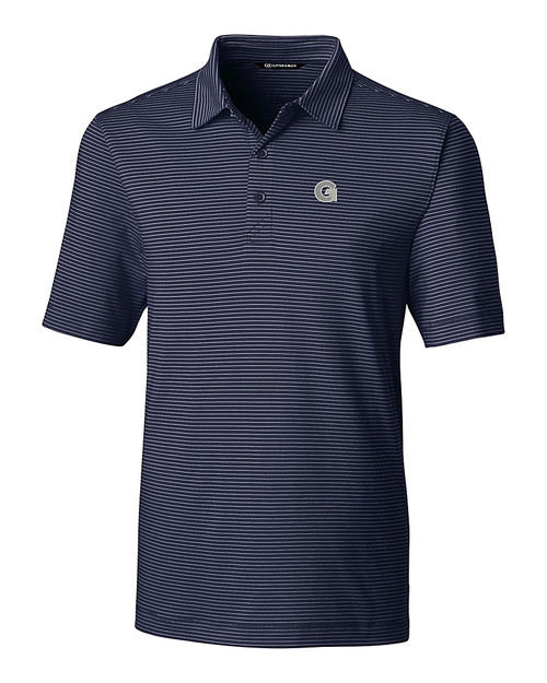 Georgetown Hoyas Cutter & Buck Forge Pencil Stripe Stretch Mens Big and Tall Polo