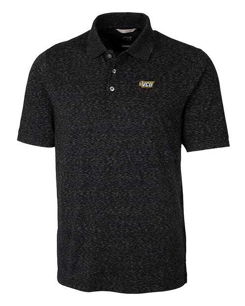 VCU Rams Cutter & Buck Advantage Tri-Blend Space Dye Mens Big and Tall Polo