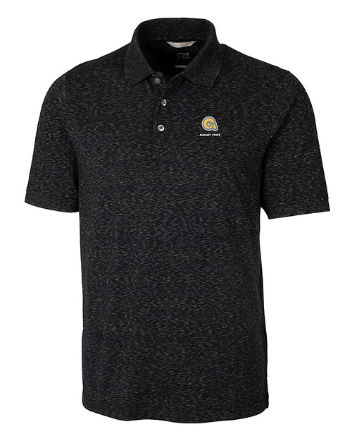 Albany State University Golden Rams Cutter & Buck Advantage Tri-Blend Space Dye Mens Polo
