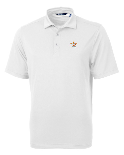 Houston Astros Cutter & Buck Forge Stretch Mens Polo