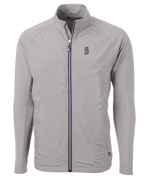 Men's Cutter & Buck Gray Seattle Mariners Big & Tall Forge Eco Stretch  Recycled Polo