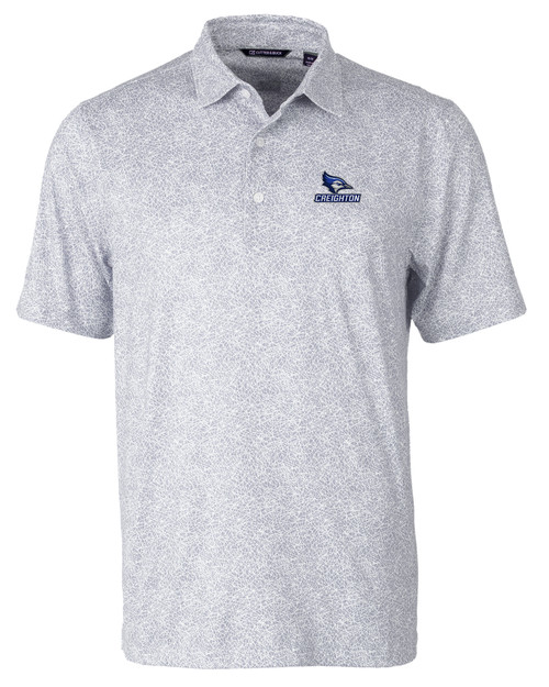 Men's Cutter & Buck White Creighton Bluejays Big & Tall Forge Stretch Polo