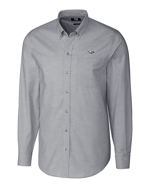 North Carolina Central Eagles Cutter & Buck Stretch Oxford Mens Big and Tall Long Sleeve Dress Shirt