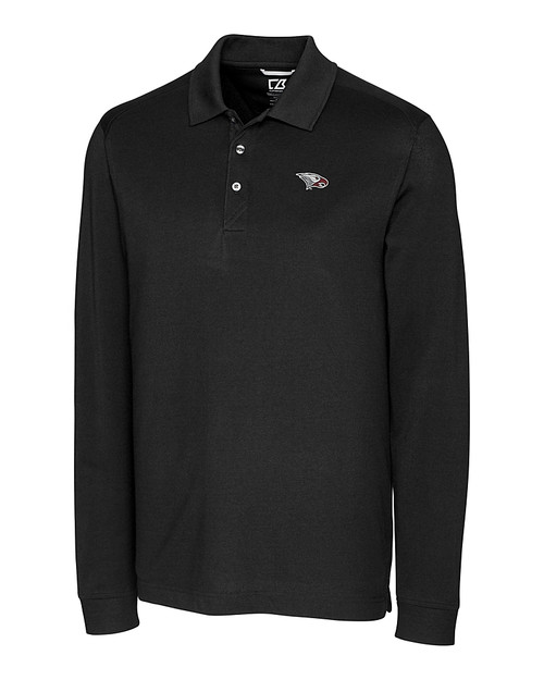 North Carolina Central Eagles Cutter & Buck Advantage Eco Tri-Blend Pique Mens Big and Tall Long Sleeve Polo