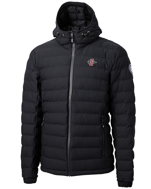 San Diego State Aztecs Cutter & Buck Mission Ridge Repreve® Eco Insulated Mens Puffer Jacket