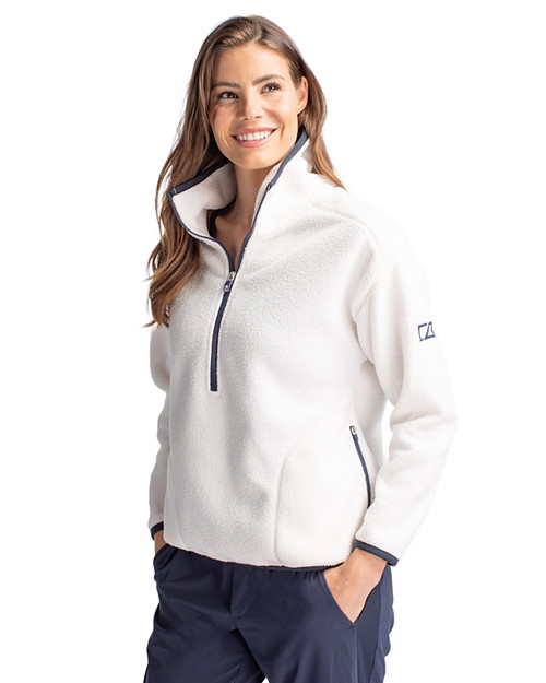 Women's Cutter & Buck Gray Louisville Cardinals Adapt Eco Knit Hybrid Recycled Full-Zip Hoodie Size: Extra Large