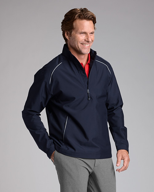 Louisville Cardinals Cutter & Buck Rainier Half-Zip Popover Jacket - Black, Men's, Size: Small