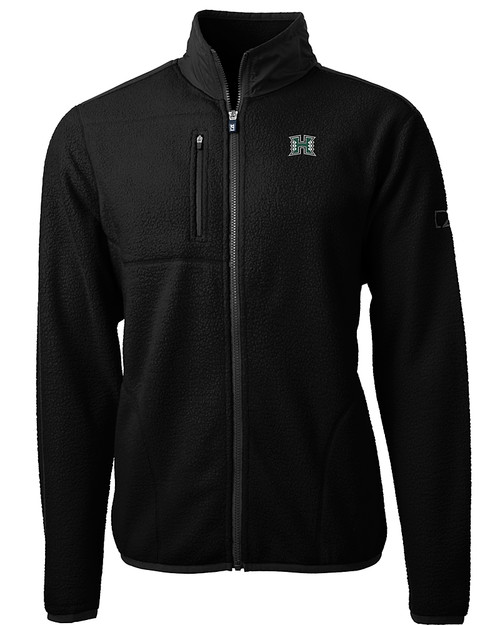 Hawaii Warriors Cutter & Buck Cascade Eco Sherpa Mens Big & Tall Fleece Jacket