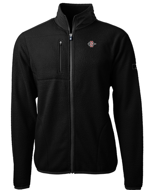 San Diego State Aztecs Cutter & Buck Cascade Eco Fleece Mens Full Zip Jacket