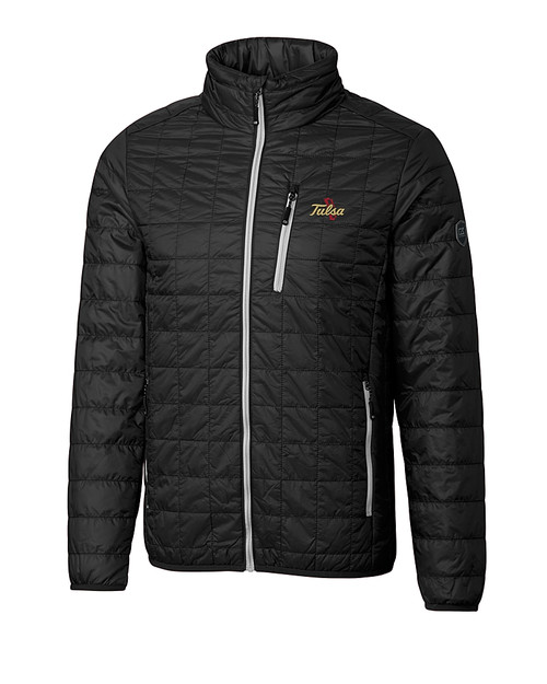 Tulsa Golden Hurricane Cutter & Buck Rainier PrimaLoft®  Mens Big and Tall Eco Insulated Puffer Jacket