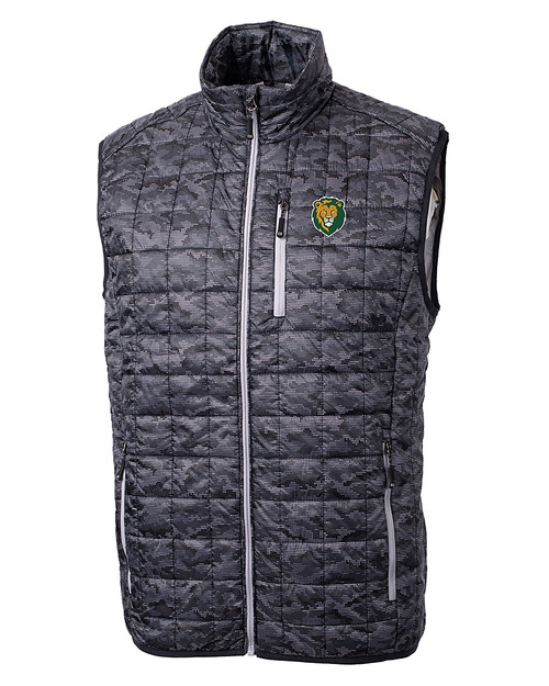 Southeastern Louisiana Lions Cutter & Buck Rainier PrimaLoft® Mens Eco Insulated Full Zip Printed Puffer Vest