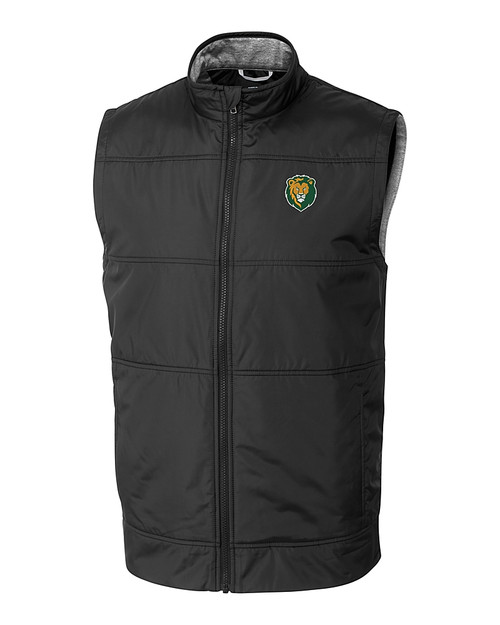 Southeastern Louisiana Lions Cutter & Buck Stealth Hybrid Quilted Mens Windbreaker Vest