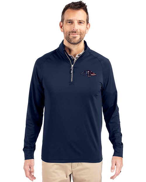 Baltimore Ravens Cutter & Buck Adapt Recycled Soft Knit Stretch