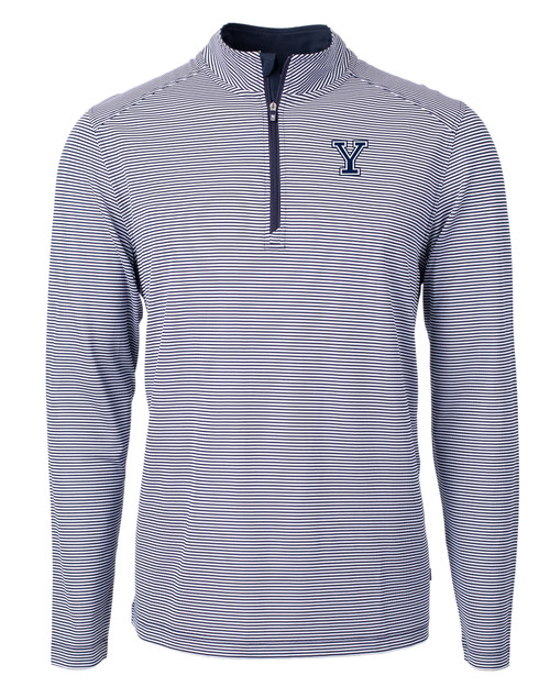 Men's Cutter & Buck White Yale Bulldogs Big & Tall Forge Eco Stretch  Recycled Polo