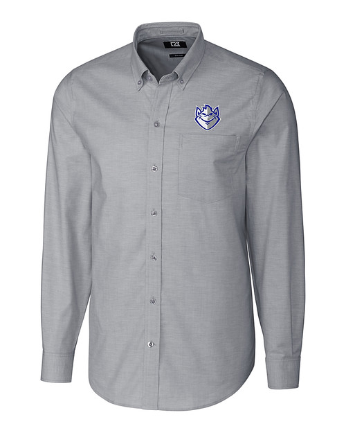 Saint Louis Billikens Cutter & Buck Stretch Oxford Mens Big and Tall Long Sleeve Dress Shirt