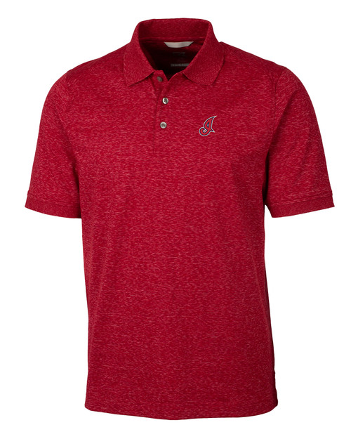 Cleveland Indians Cooperstown Cutter & Buck Advantage Tri-Blend Space Dye Mens Big and Tall Polo