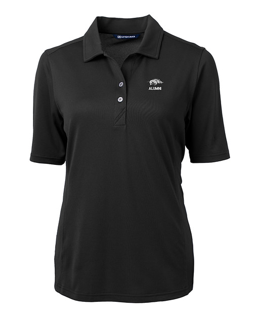 Arkansas Razorbacks Alumni Cutter & Buck Virtue Eco Pique Recycled Womens Polo