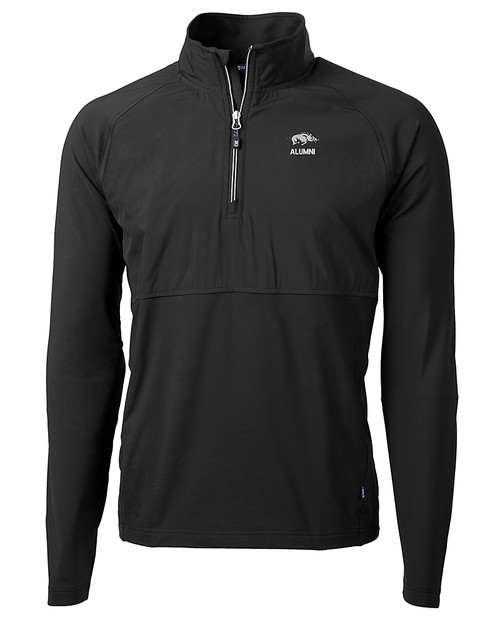 Arkansas Razorbacks Alumni Cutter & Buck Adapt Eco Knit Hybrid Recycled Mens Quarter Zip