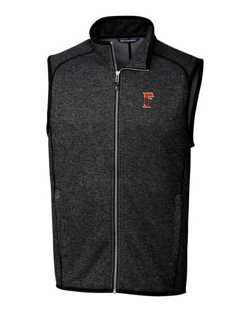 Fresno Grizzlies Cutter & Buck Mainsail Sweater-Knit Mens Full Zip Vest