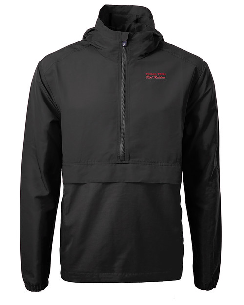 Texas Tech Red Raiders College Vault Cutter & Buck Charter Eco Recycled Mens Anorak Jacket