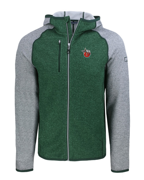 Fort Wayne TinCaps Cutter & Buck Mainsail Full Zip Hooded Mens Jacket