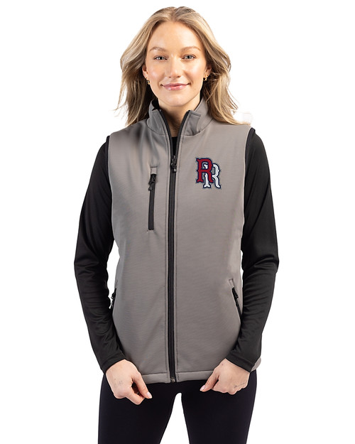 Round Rock Express Cutter & Buck Virtue Eco Pique Stripe Recycled