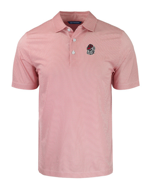 Milwaukee Brewers Cutter & Buck Pike Double Dot Print Stretch Mens Polo -  Cutter & Buck