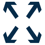4-way stretch icon