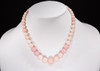 Beads Pink Opal(Peru) Graduated Rounds (POGa) 