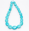  Sleeping Beauty Turquoise Flat Ovals - SBFL33b 