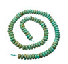 Turquoise Beads Baja Turquoise(Mexico) 8mm Rondell  BT1e 