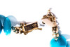  Sleeping Beauty Turquoise Necklace w/18k Beads -JSBGa 