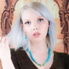  Sleeping Beauty Turquoise Necklace w/18k Beads -JSBGa 