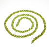 Beads Peridot(Arizona)3.5mm Faceted Rounds  PDRF3b 