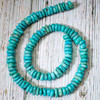Turquoise Beads Campitos Turquoise Disc  8-10mm CTD3p 