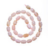 Beads Pink Opal(Peru)8x12mm Carved Barrel POCBa 