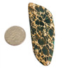 Cabochons Variscite Spider Web  (Nevada) 78x28x4mm 76cts  V20 