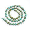 Turquoise Beads Number Eight Mine(Nevada) 6mm Rds   NE6e 