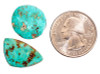 Cabochons Natural Baja Turquoise  Set( Baja California) NBT8 