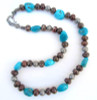  Wild Horse -Sleeping Beauty Nuggets w/SS Beads WS1 