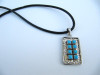  Sleeping Beauty Sterling Silver Pendant  SBP1b 
