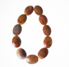 Beads Petrified Wood(Arizona) 13x18x8mm Ovals - AZHM2 