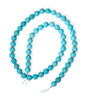 Turquoise Beads Mina Maria  7mm Rounds MMR7b 