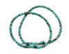 Turquoise Beads Chilean Turquoise 4mm Rondell  CHi14 