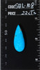  Sonoran Blue Turquoise  14x34mm  SBL-108 