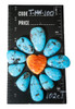 Turquoise Cabochons Persian Turquoise set  T-HH-100   102cts 