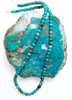  Sonoran Blue Turquoise(Mexico) 4mm Rounds SBR4b2 