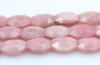 Beads Pink Opal(Peru) Faceted Ovals  POFa 