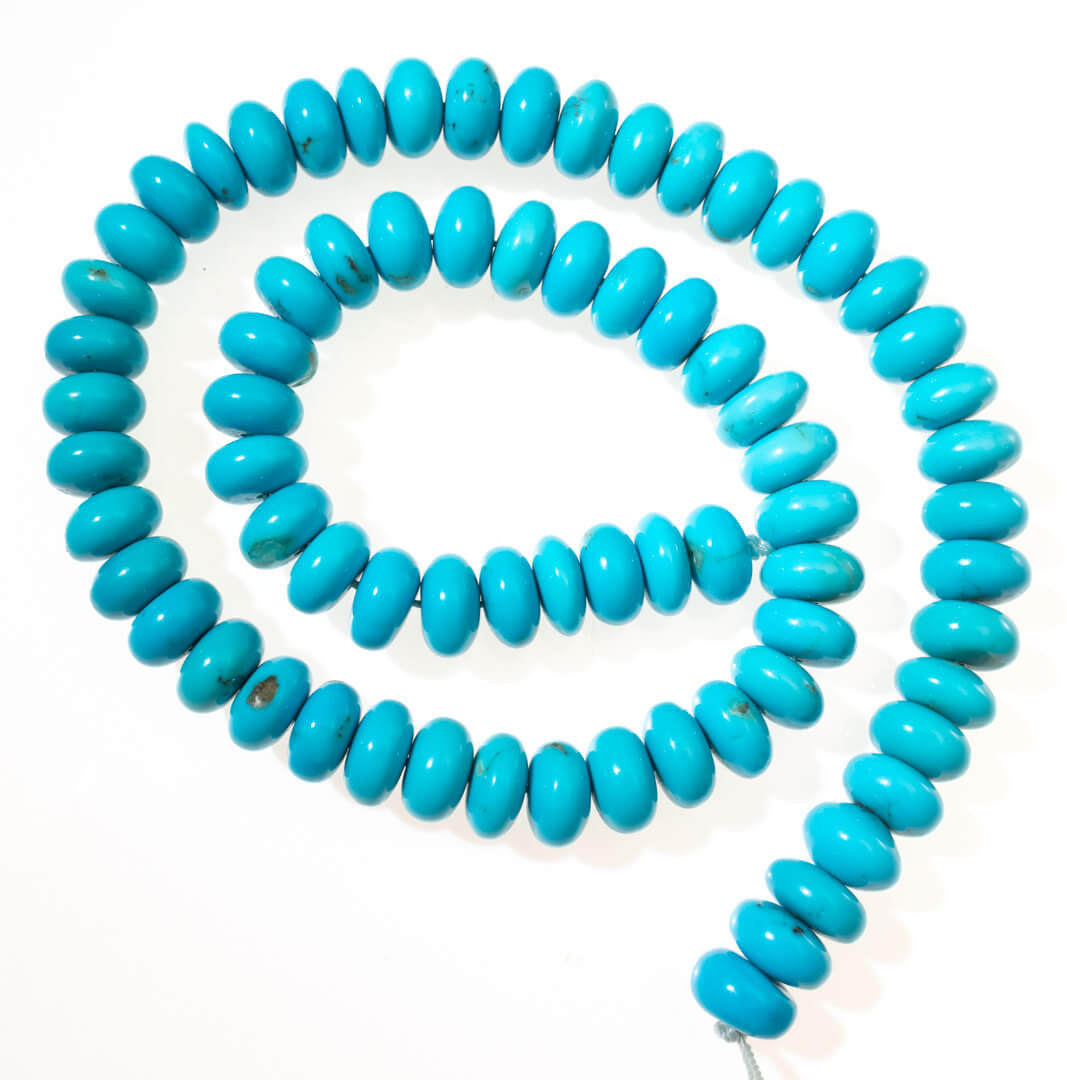  Sleeping Beauty Turquoise-8mm Rondell SBRR8f 