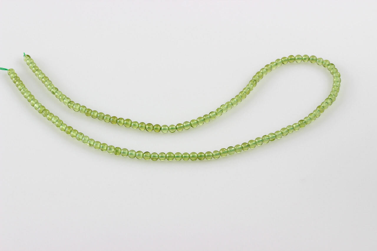 Beads Peridot(San Carlos,Arizona) 3mm Rounds  PDR3b 